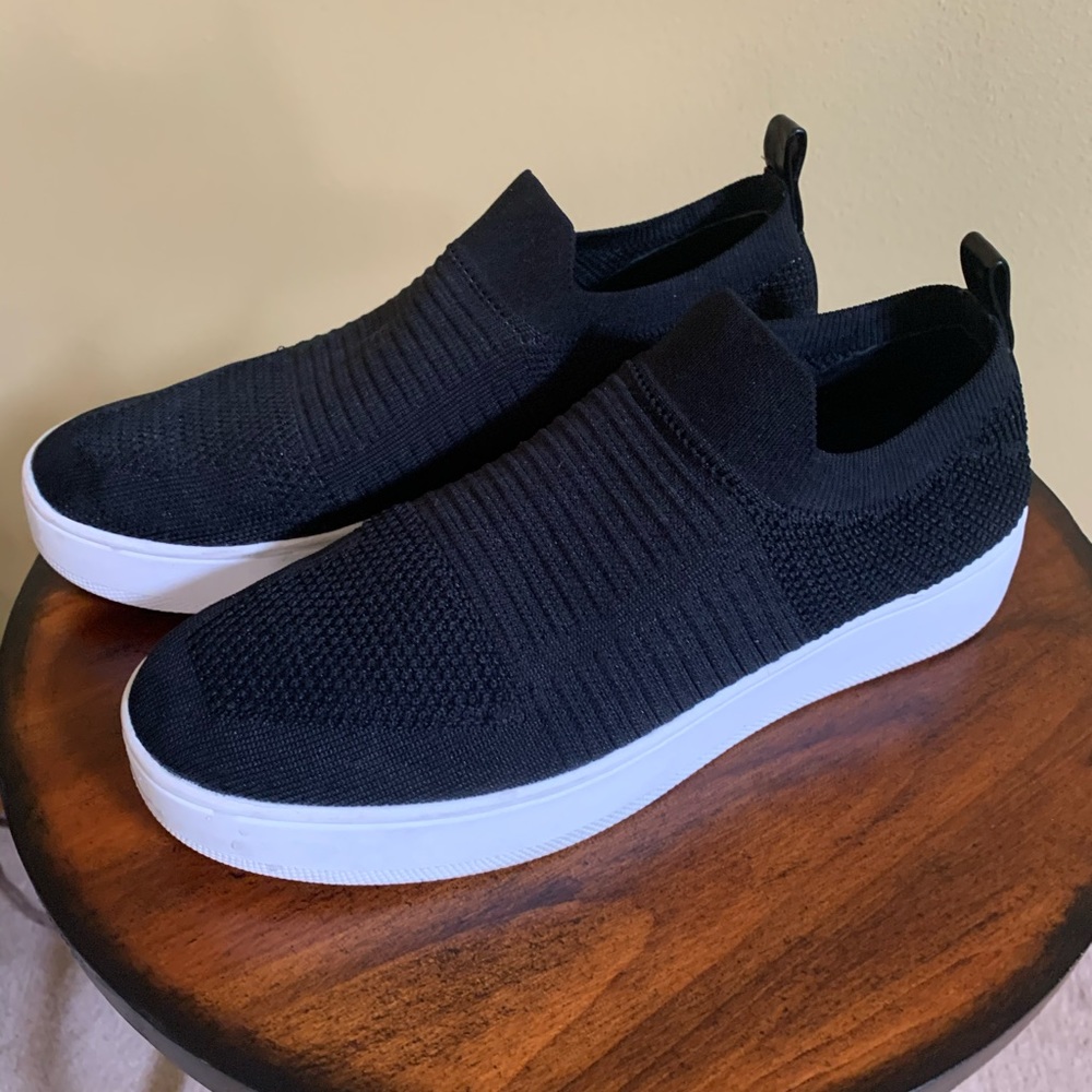 Steve Madden stretch knit platform sneaker